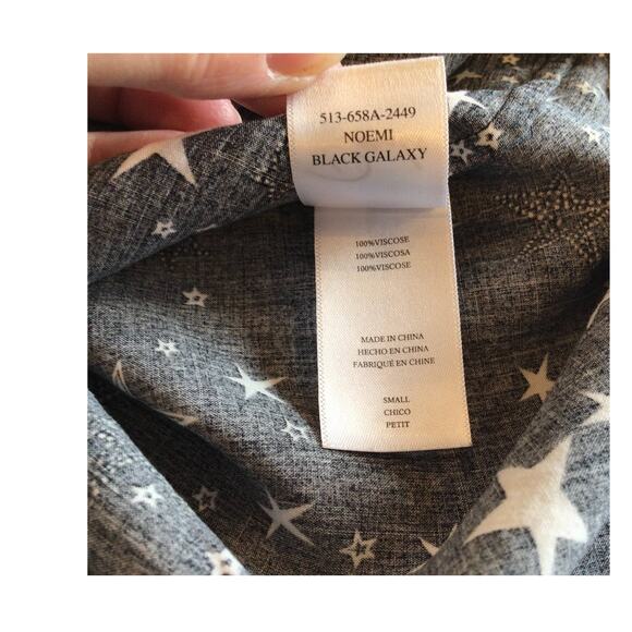 Rails Rocsi Shirt - Constellations Noemi Black Galaxy Sz S - Picture 8 of 8